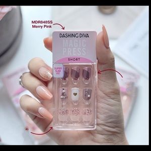 Press on gel nail